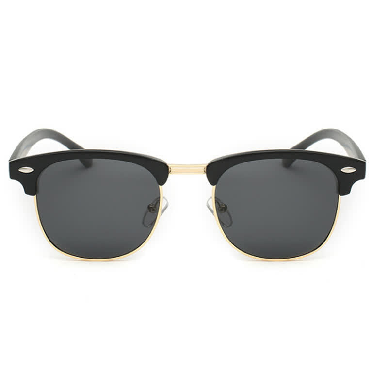 Spykay™ SG60929 Semi-Rimless Polarized Square Frame Browline Sunglasses for Fishing&Driving