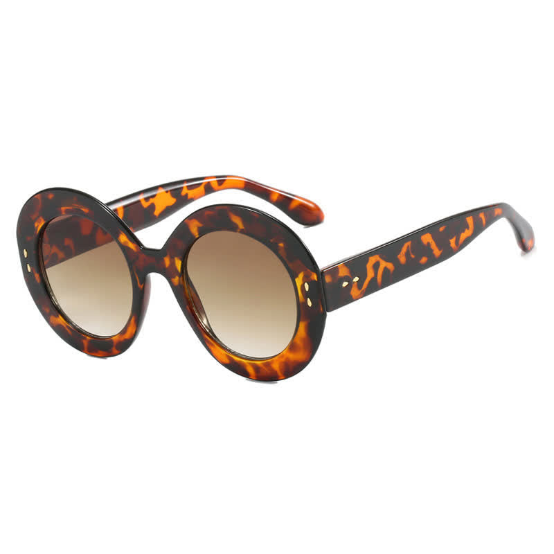 Spykay™ SG60923 Simple Oversized Round Frame Trendy Sunglasses