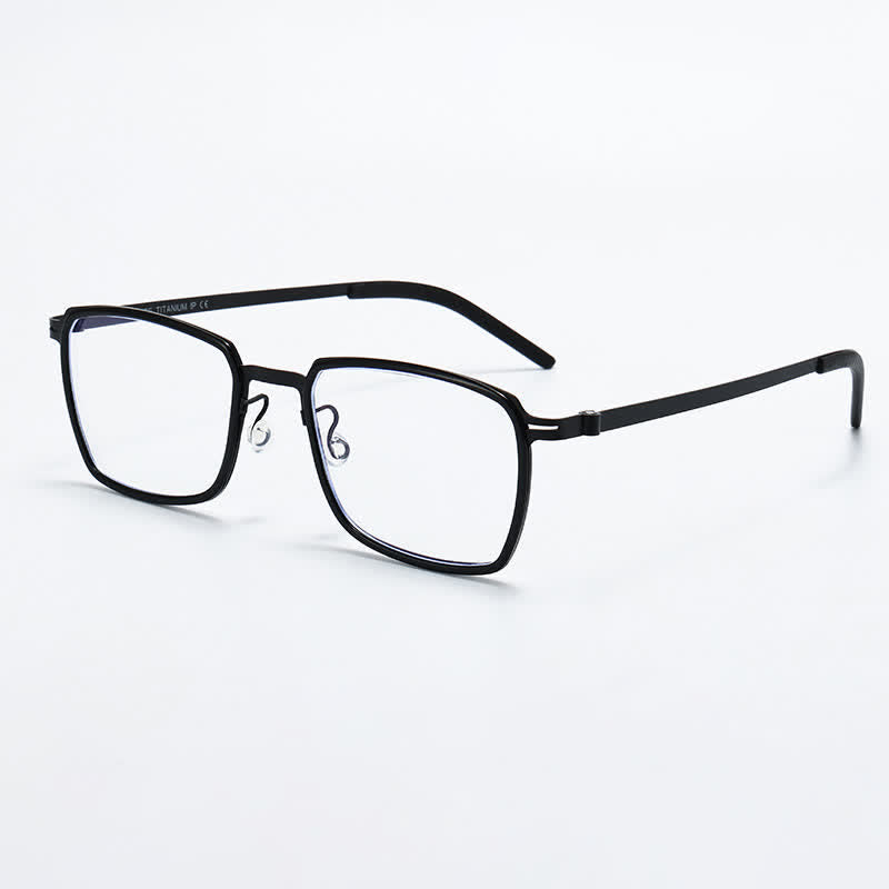 Spykay™ EG26820 Lightweight Titanium Square Frame Anti-blue Light Glasses