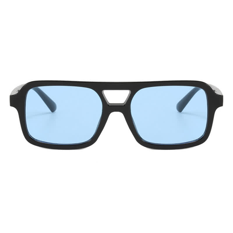 Spykay™ SG60851 Double Bridges Square Frame Retro Sunglasses