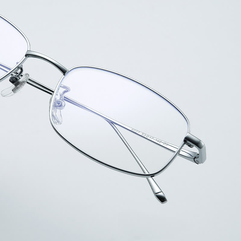 Spykay™ EG26740 Lightweight Rectangle Titanium Frame Anti-blue Light Classic Glasses