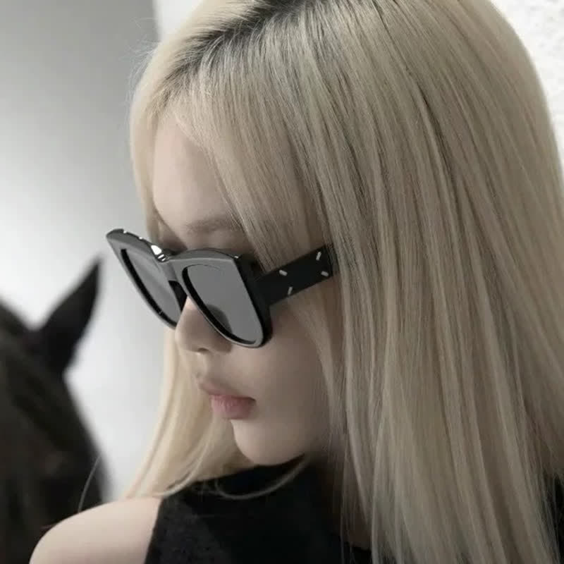 Spykay™ SG60816 Unisex Cat-Eye Large Frame Fashion Sunglasses