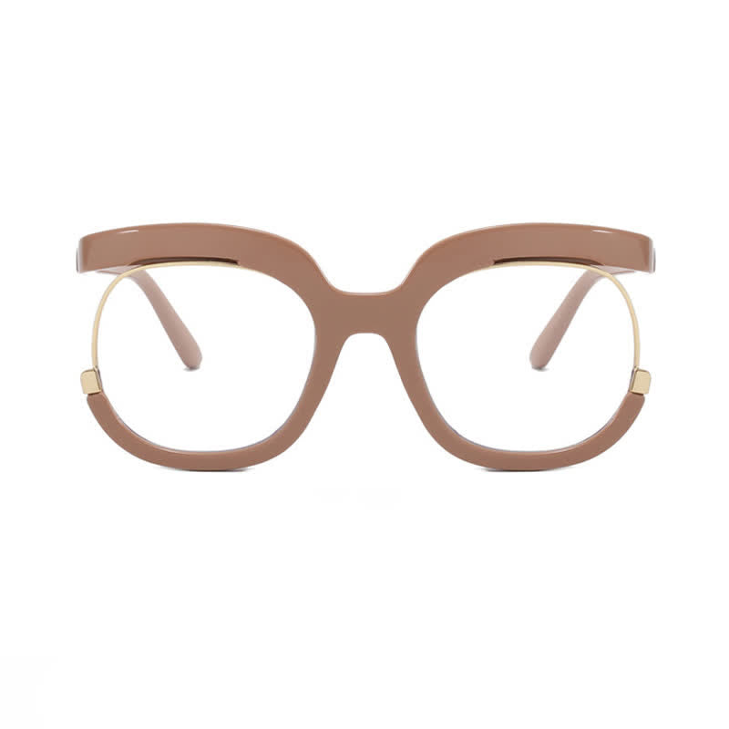Spykay™ EG26670 Anti-blue Light Round Frames Owl Oversized Eyeglasses
