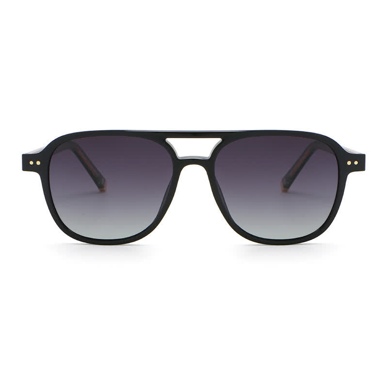 Spykay™ SG60736 Double Bridges Polarized Aviator Sunglasses
