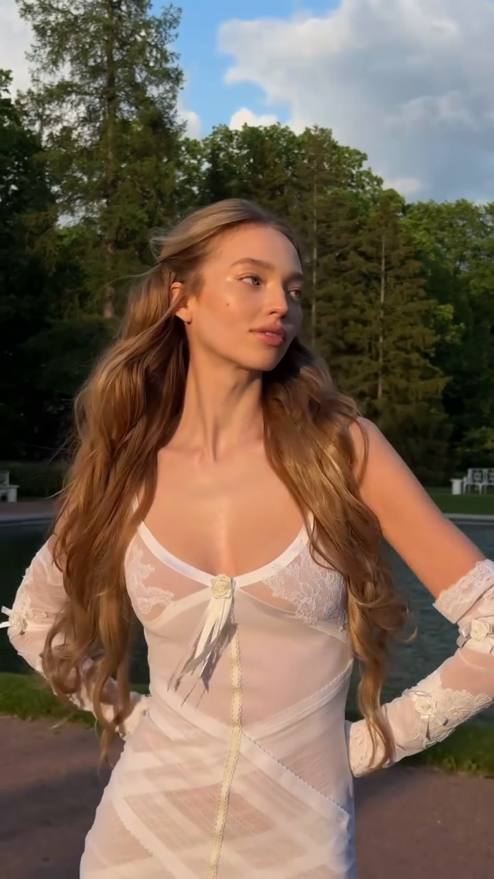 Sheer White Strappy Maxi Dress