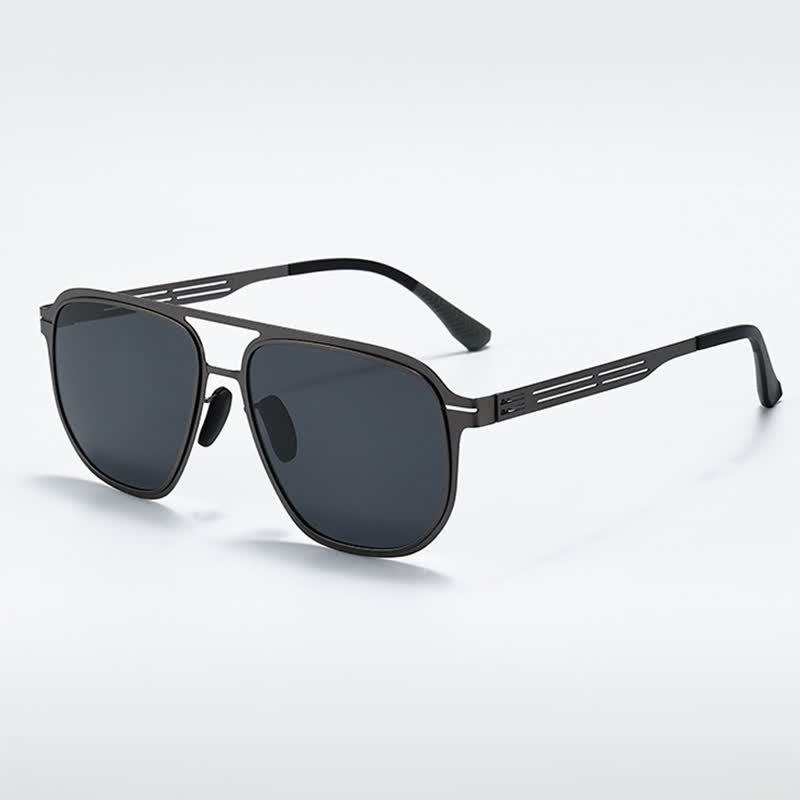 Spykay™ SG60939 Double Bridges Polarized Lightweight Aviator Sunglasses for Driving