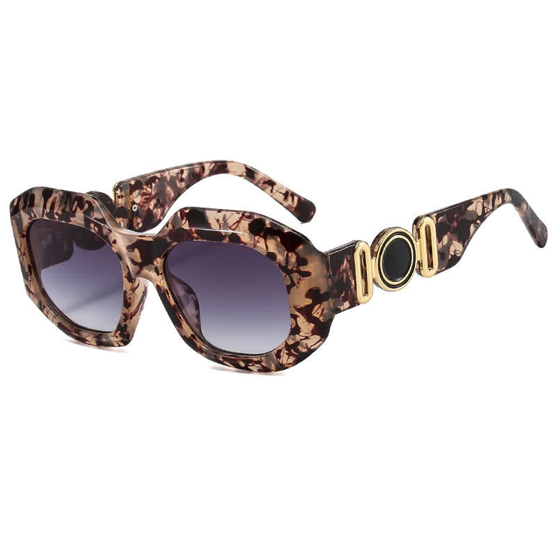 Spykay™ SG60947 Trendy Geometric Thick Frame Sunglasses