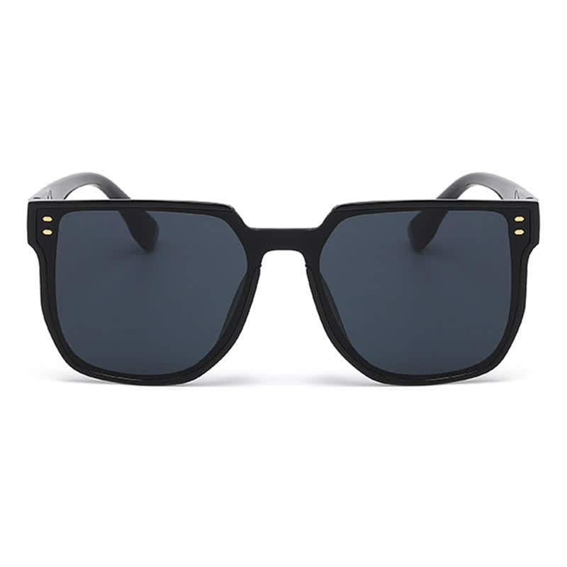 Spykay™ SG60739 Mirror Lens Square Frame Driving Sunglasses
