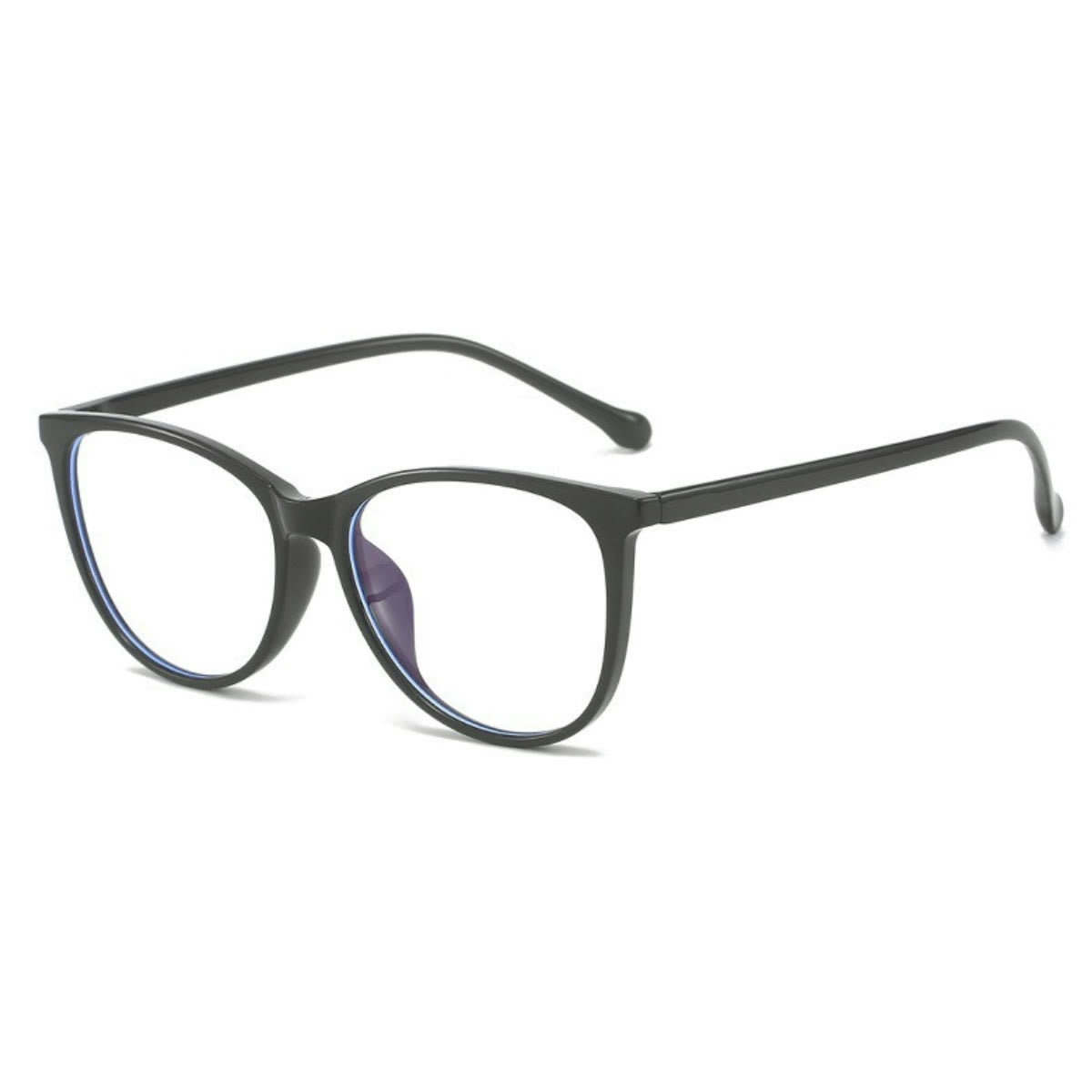 Spykay™ EG1012 Women's Round PC Frame Personality Fashion Clear Lens Glasses With Gradient Tint Clear Glasses Accessories