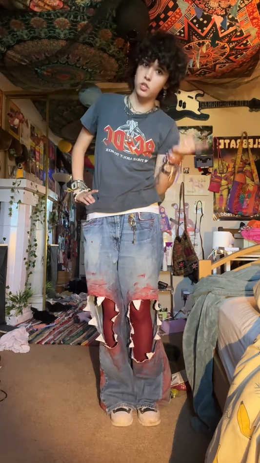 Unique Distressed Jeans