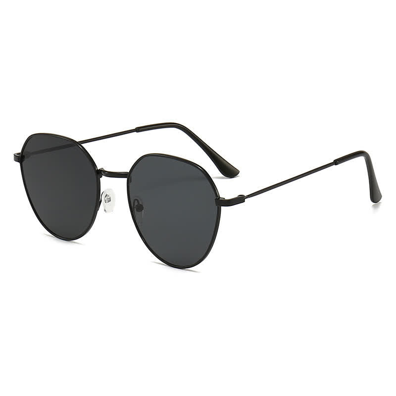 Spykay™ SG60749 Round Frame Metal Temples Vintage Sunglasses