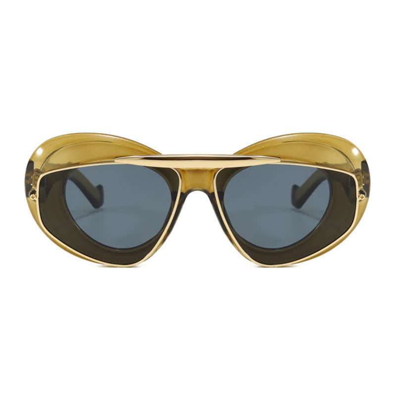 Spykay™ SG60876 Y2K Vintage Cat-Eye Trendy Aviator Sunglasses