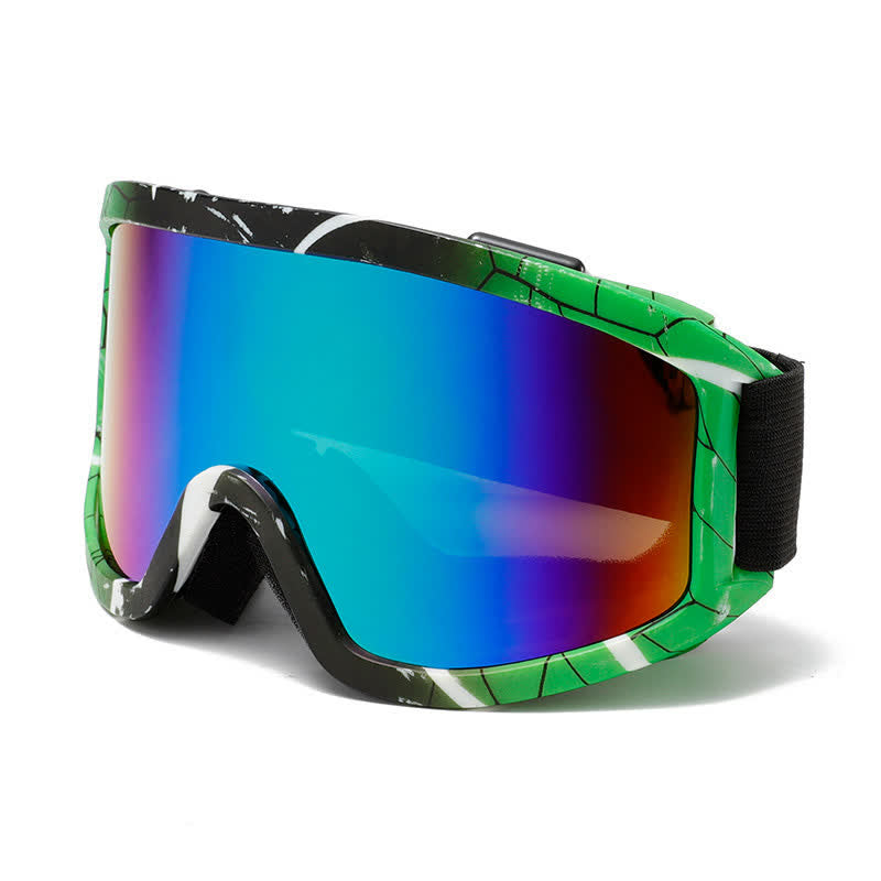 Spykay™ SG61046 Camouflage Print Unisex Windproof Motorcycle Goggle, Ski Goggles For Outdoor Activities