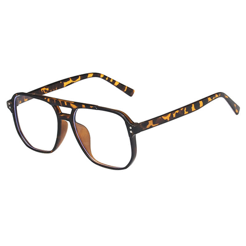 Spykay™ EG26676 Double Bridges Square Frames Anti-blue Light Eyeglasses