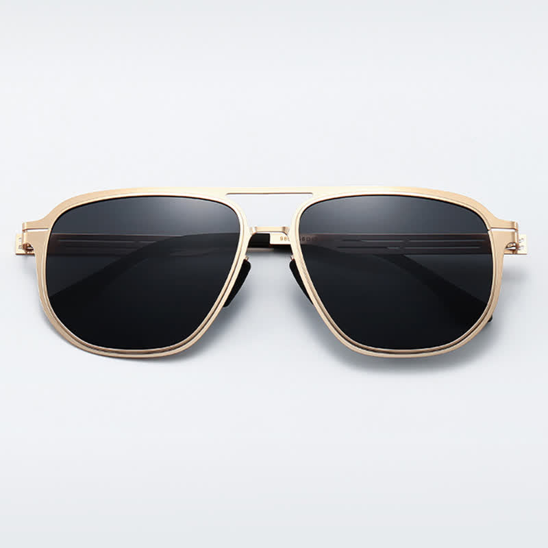 Spykay™ SG60939 Double Bridges Polarized Lightweight Aviator Sunglasses for Driving