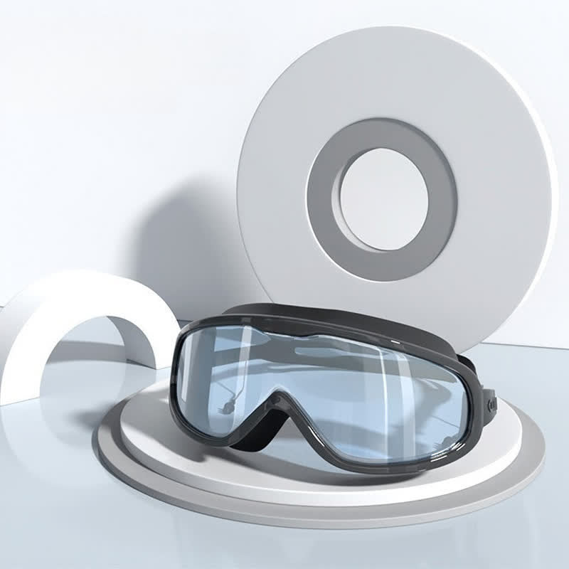 Spykay™ SG60980 Unisex Large Frame Anti Fog Swim Goggles with Earplugs And Case