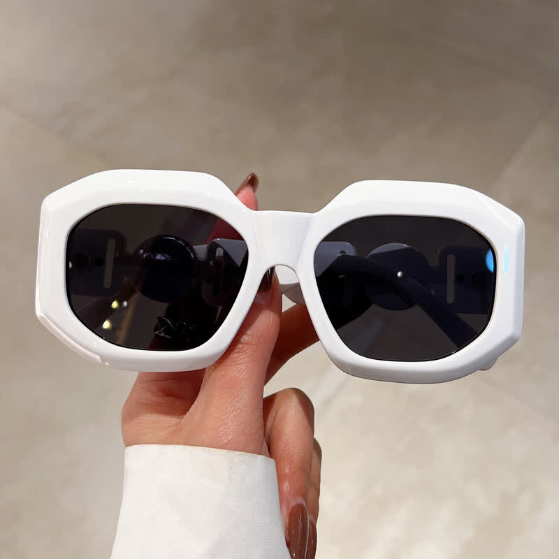 Spykay™ SG60947 Trendy Geometric Thick Frame Sunglasses