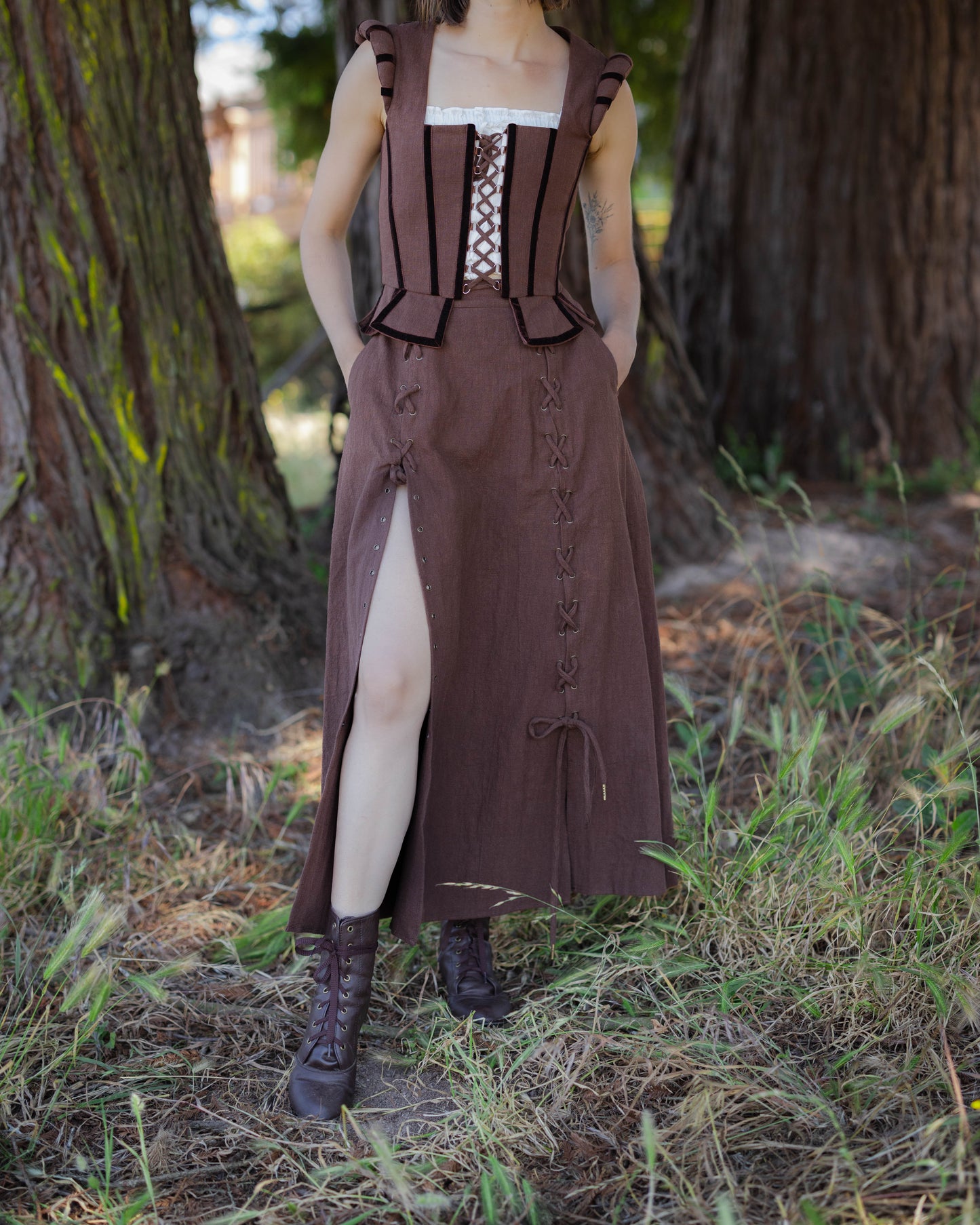 Corset and Skirt Set