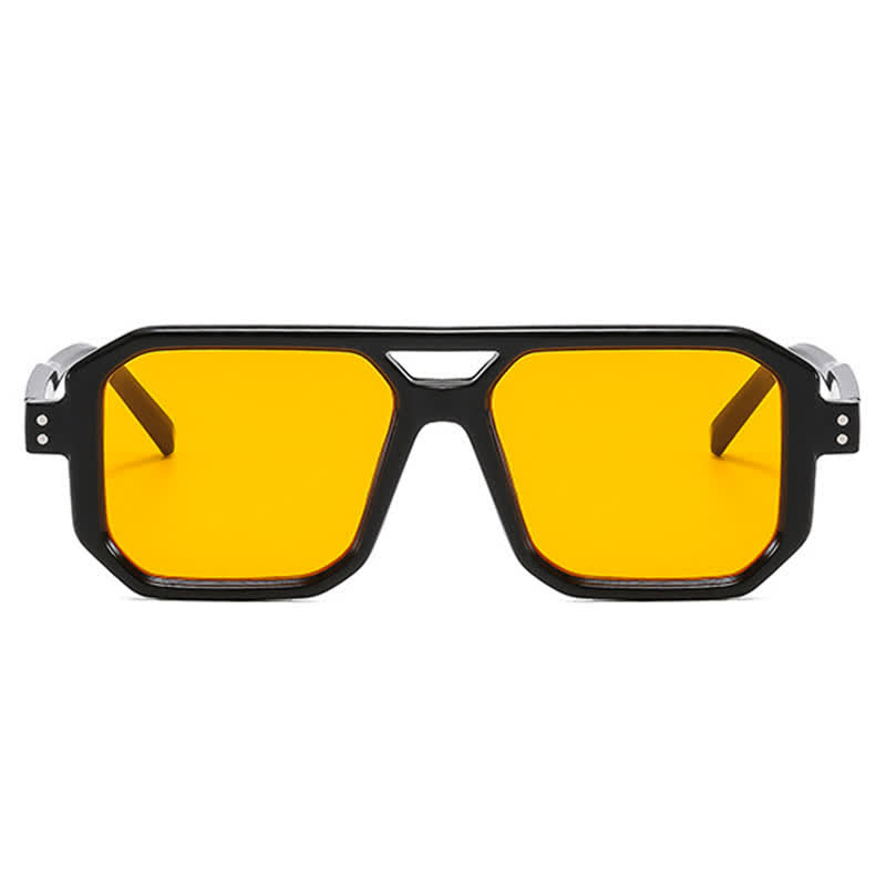 Spykay™ SG60875 Trendy Square Frame Double Bridges Sunglasses
