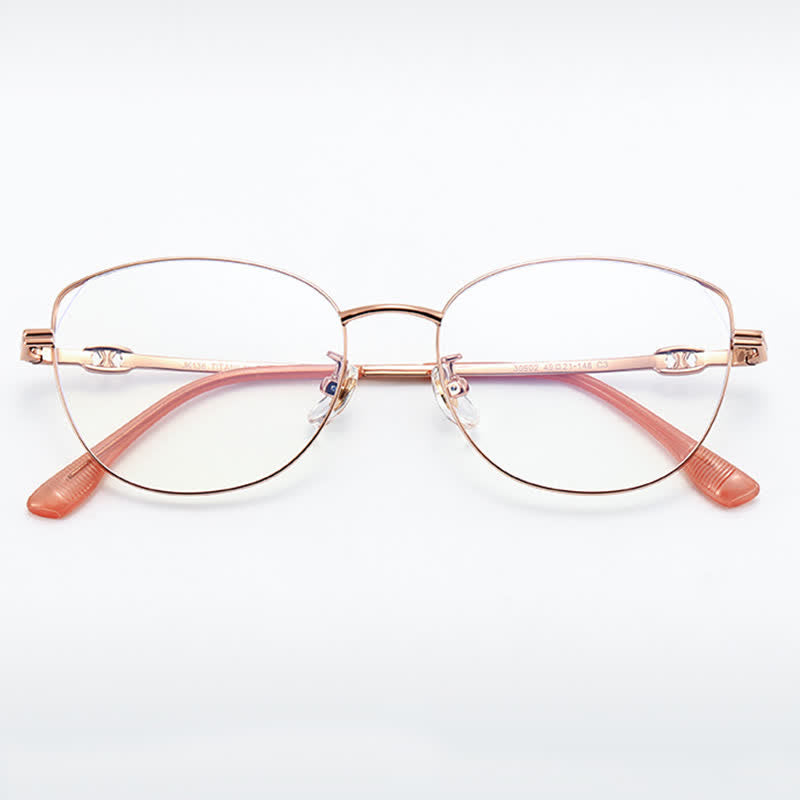 Spykay™ EG26802 Lightweight Cat-Eye Titanium Frame Anti-blue Light Glasses