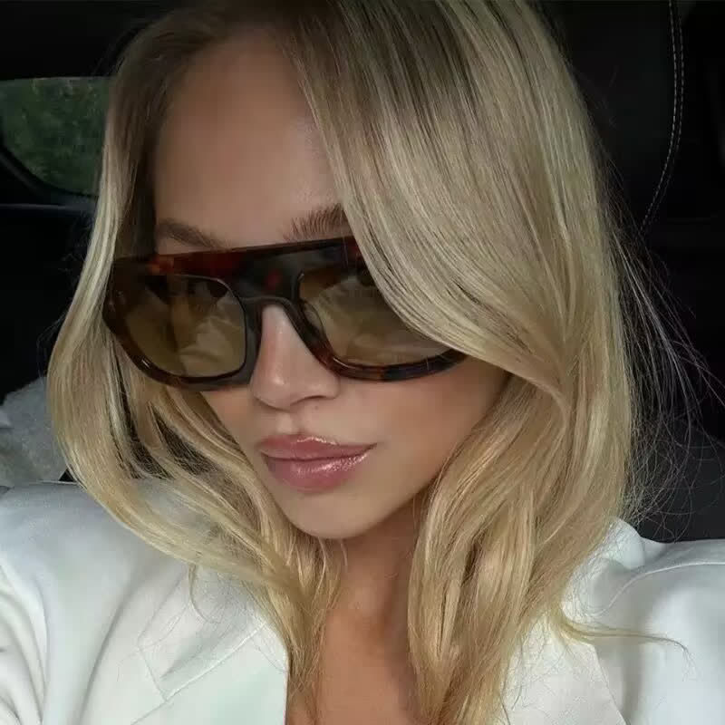 Spykay™ SG60920 Square Large Frame Trendy Sunglasses