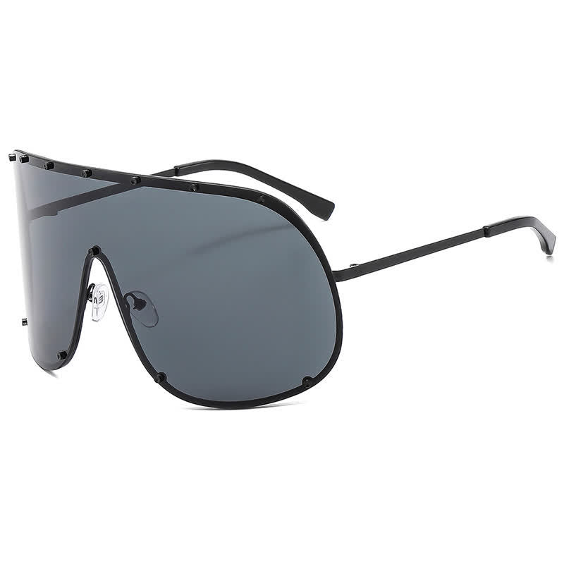 Spykay™ SG60757 Unisex Hipster One-piece Polarized Aviator Sunglasses