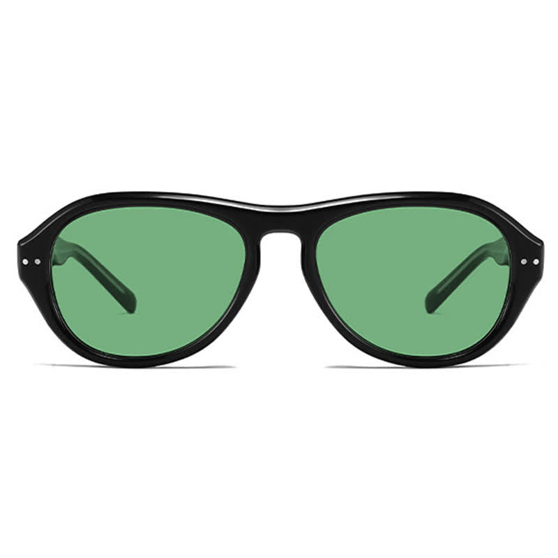 Spykay™ SG60771 Retro Fashion Oval Frame Sunglasses with Nylon Lenses