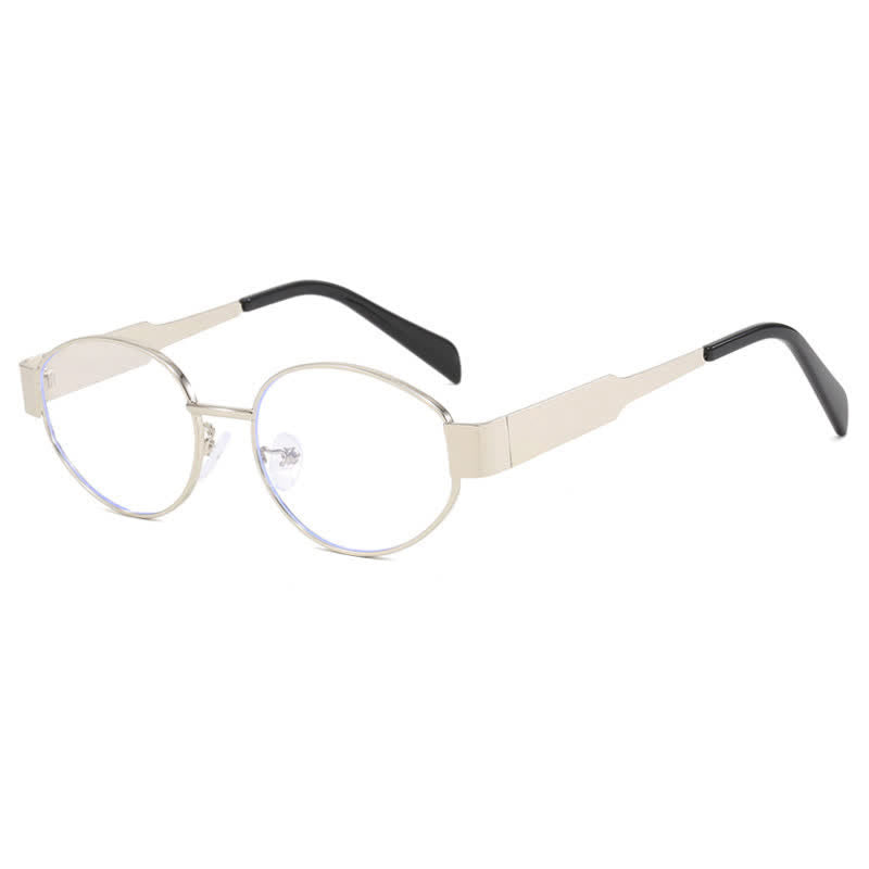 Spykay™ EG26675 Oval Frames Metal Temples Retro-Vinatge Eyeglasses