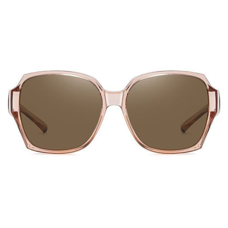 Spykay™ SG60859 Square Frame Polarized Driving Sunglasses Fit Over Glasses for Nearsighted People