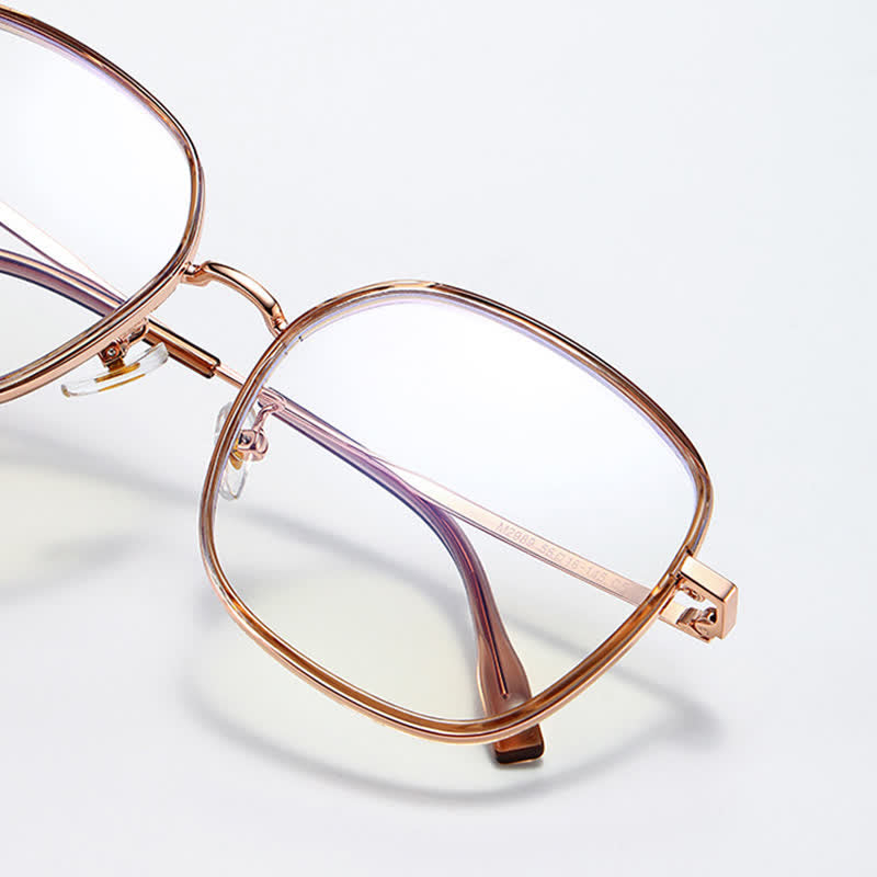 Spykay™ EG26821 Simple Oversized Square Frame Anti-blue Light Glasses