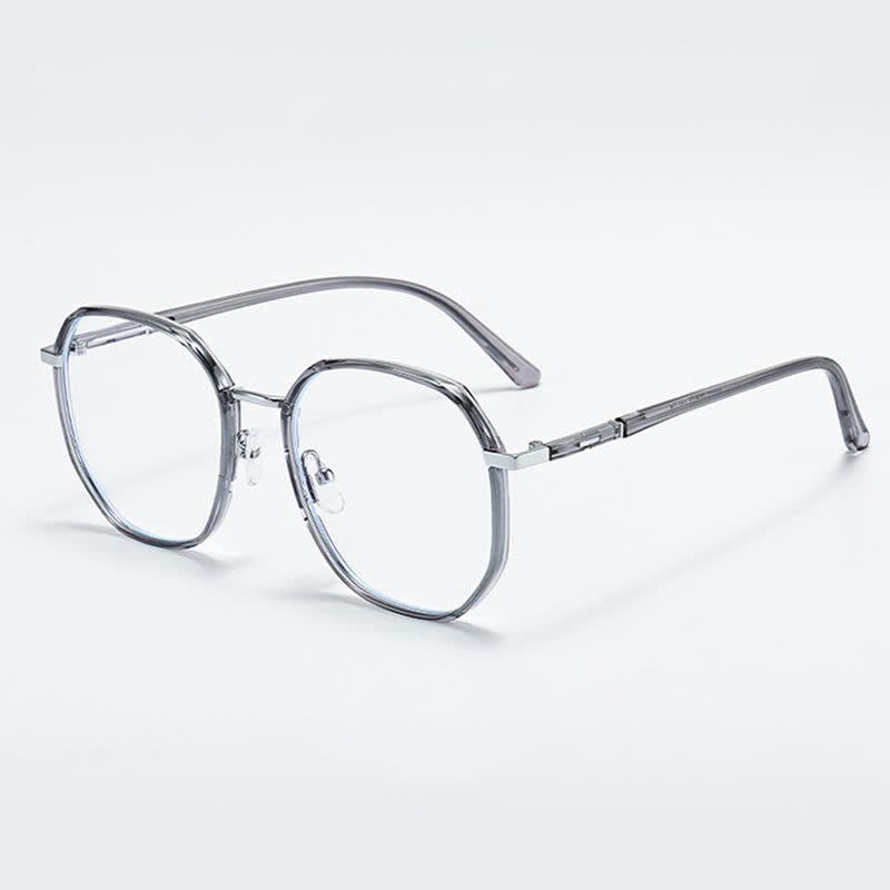 Spykay™ EG26793 Classic Geometric Large Frame Anti-blue Light Glasses
