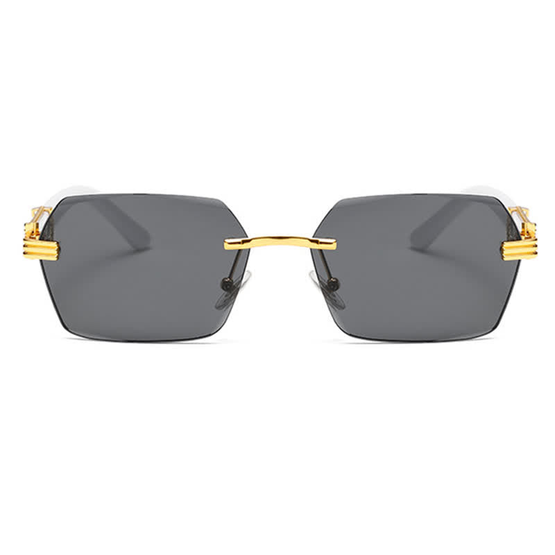 Spykay™ SG60746 Rimless Geometric Frame Tinted Sunglasses