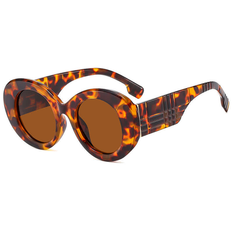 Spykay™ SG60829 Round Thick Frame Hipster Oversized Sunglasses