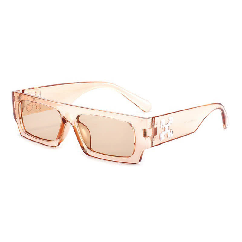 Spykay™ SG60844 Fashion 'X' Design Rectangle Small Frame Sunglasses