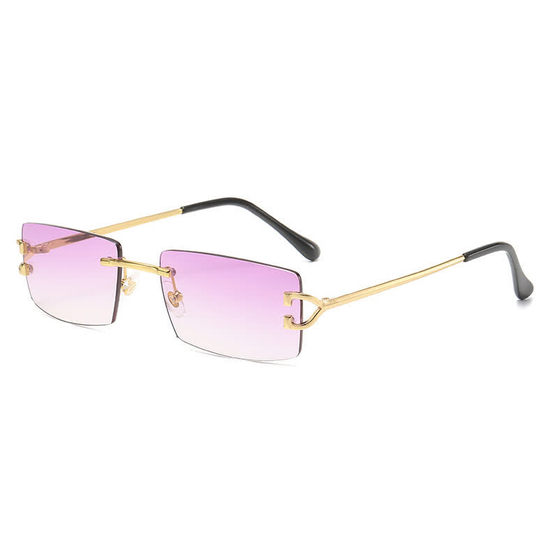 Spykay™ SG60922 Rectangle Frame Trendy Rimless Sunglasses