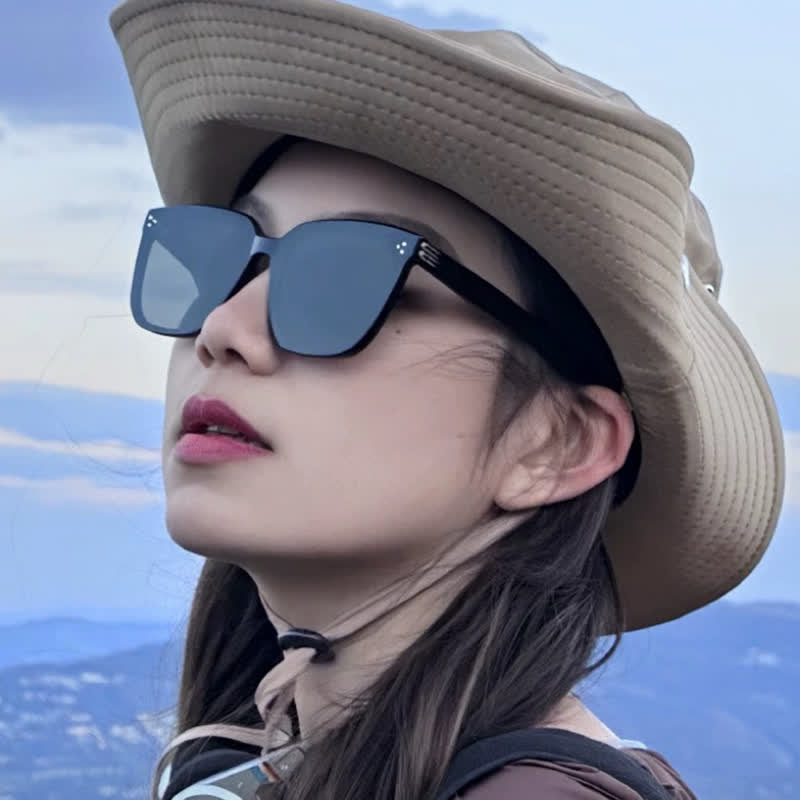Spykay™ SG60779 Fashion Square Frame Sunglasses with Nylon Lenses