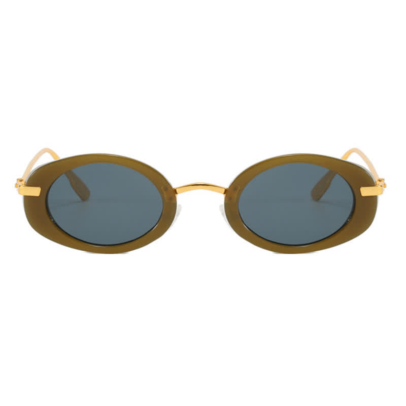 Spykay™ SG60840 Vintage Small Oval Frame Sunglasses