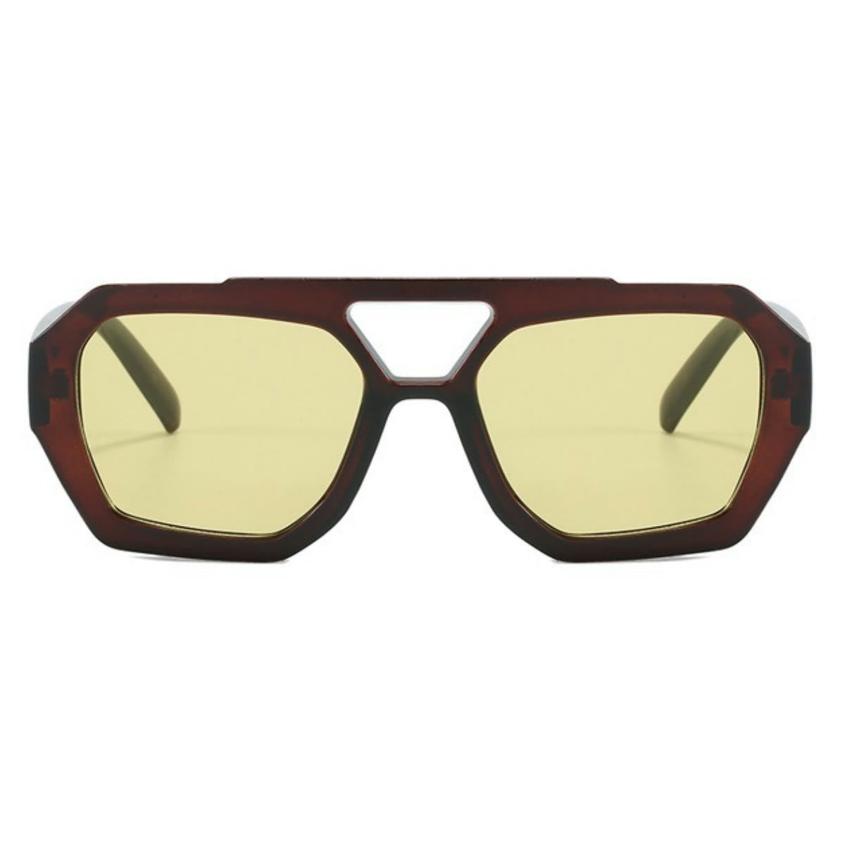 Spykay™ SG1024 Unique Double Bar Irregular Personality Retro Sunglasses