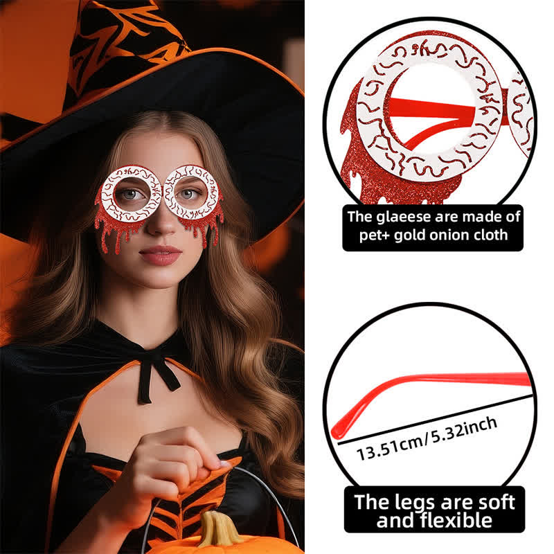 Spykay™ EG26830 Halloween Spooky Bat Pumpkin Skull Glasses for Adult Children