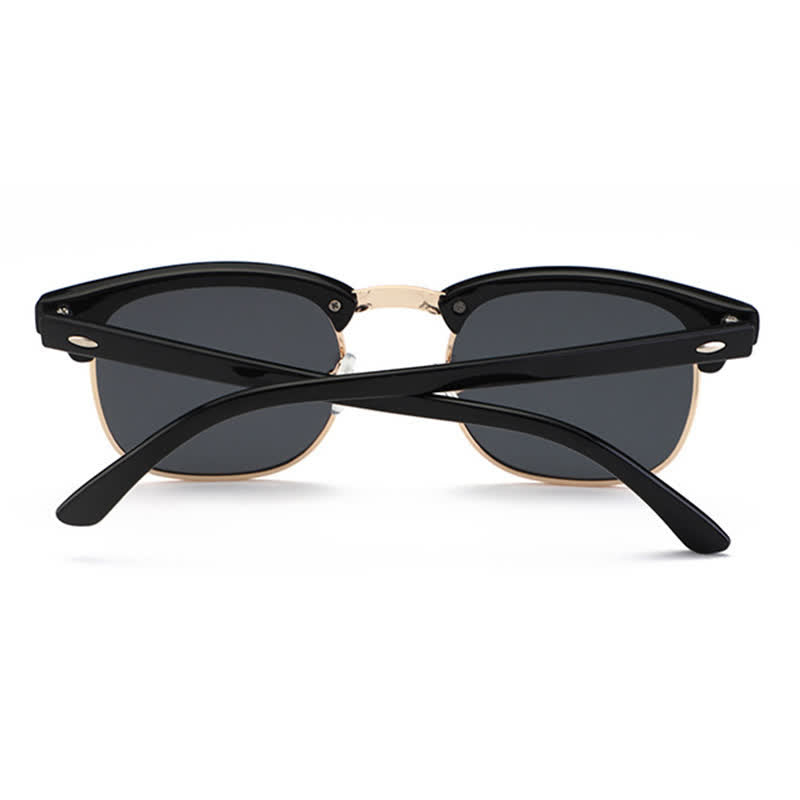 Spykay™ SG60929 Semi-Rimless Polarized Square Frame Browline Sunglasses for Fishing&Driving