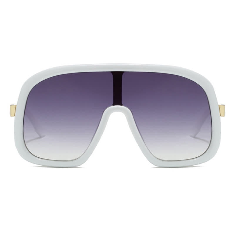 Spykay™ SG60952 Flat Top Double Bridges Oversized Trendy Aviator Sunglasses
