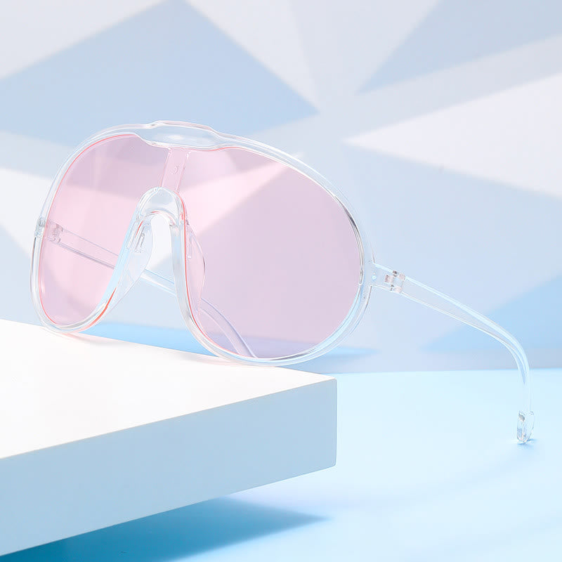 Spykay™ SG60729 One Piece Oversized Aviator Sunglasses