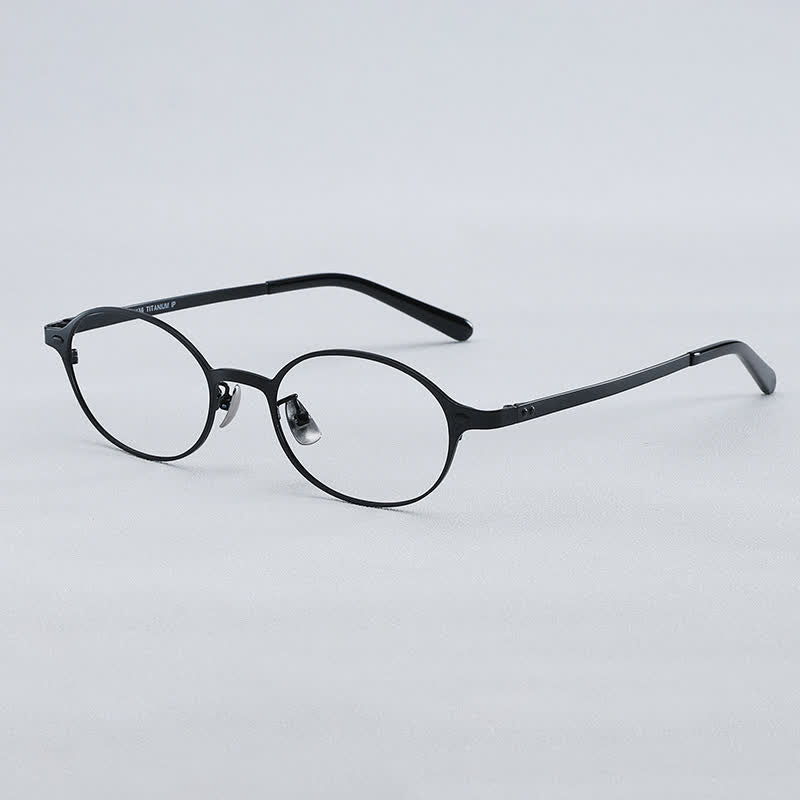 Spykay™ EG26698 Lightweight Titanium Oval Frame Anti-blue Light  Glasses