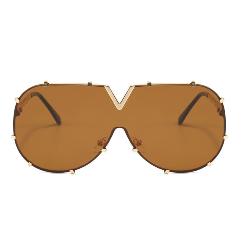 Spykay™ SG60833 'V' Design Hipster Aviator Sunglasses