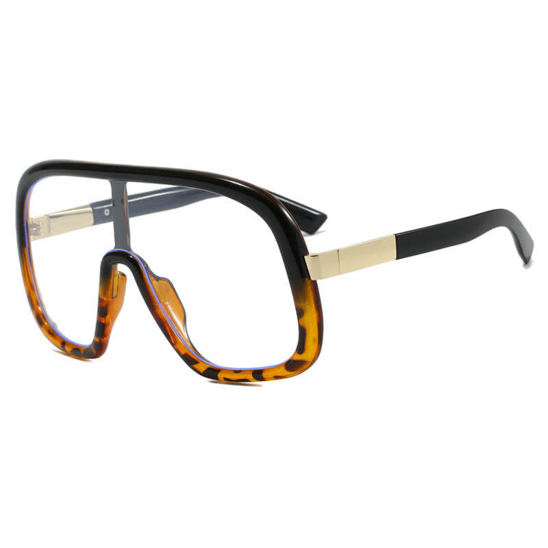 Spykay™ EG26824 Flat Top Double Bridges Oversized Trendy Aviator Glasses