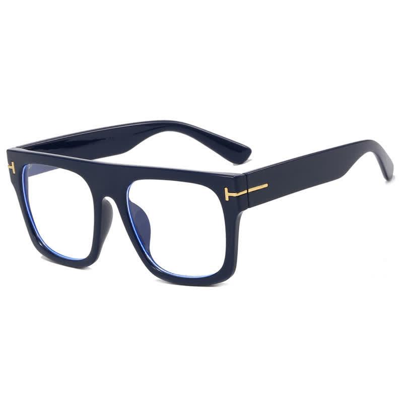 Spykay™ EG26668 Anti-blue Light 'T' Design Square Frames Oversized Eyeglasses