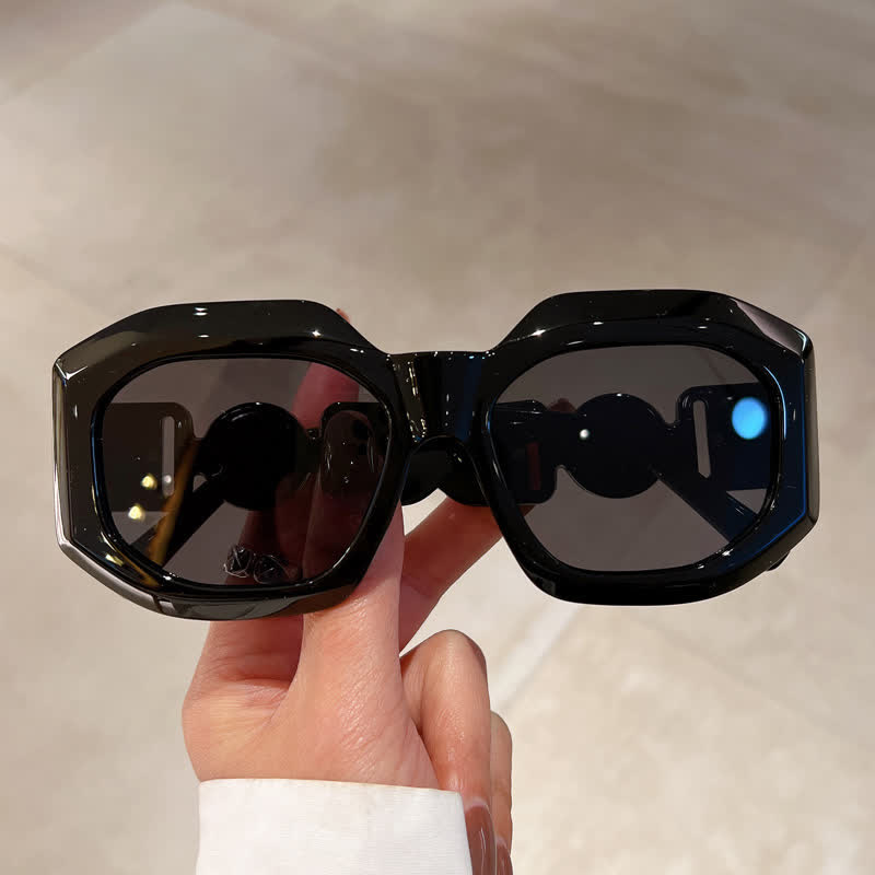 Spykay™ SG60947 Trendy Geometric Thick Frame Sunglasses