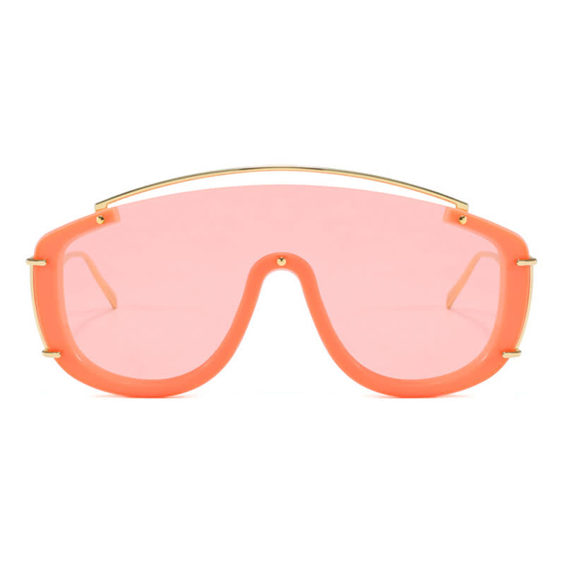 Spykay™ SG60885 One-piece Oversized Aviator Sunglasses