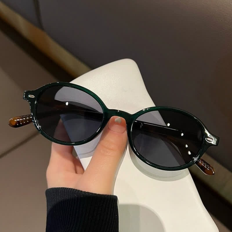 Spykay™ SG60680 Vintage Oval Frame Sunglasses