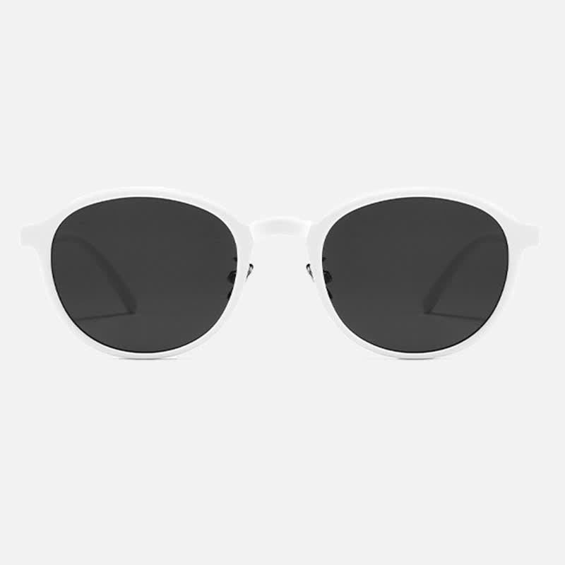 Spykay™ SG60790 Retro Round Frame Polarized Sunglasses with Nylon Lenses